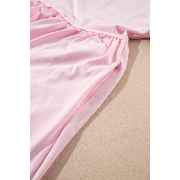 NWT ROSIE Bubblegum Pink Babydoll T Shirt Dress - Picture 12 of 13